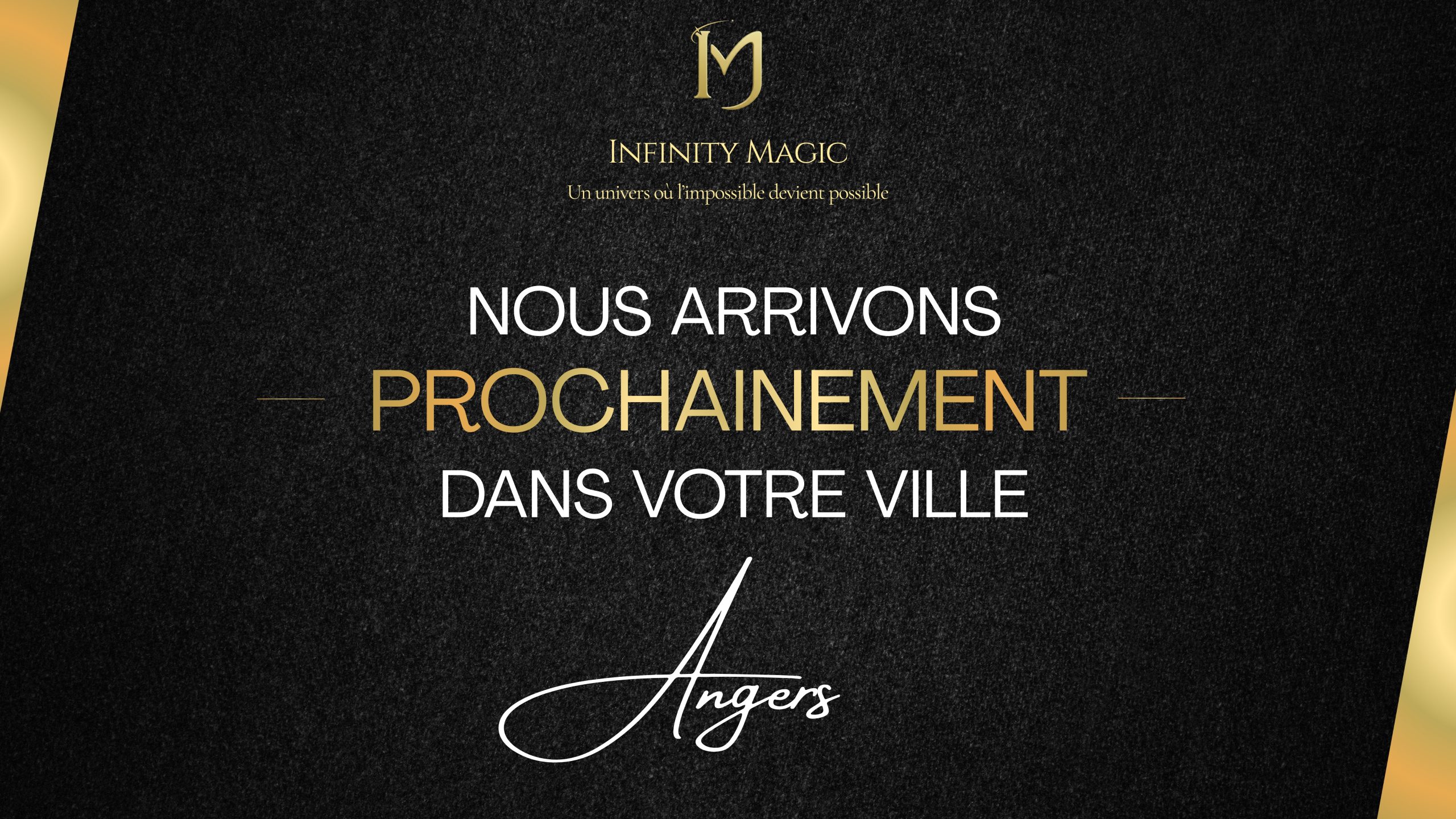 nous arrivons prochainement Angers